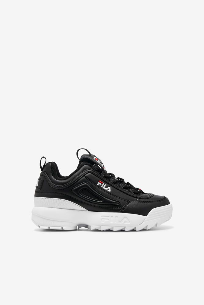 Fila Sneakers Disruptor 2 Kids Black/White - India EFA-279348